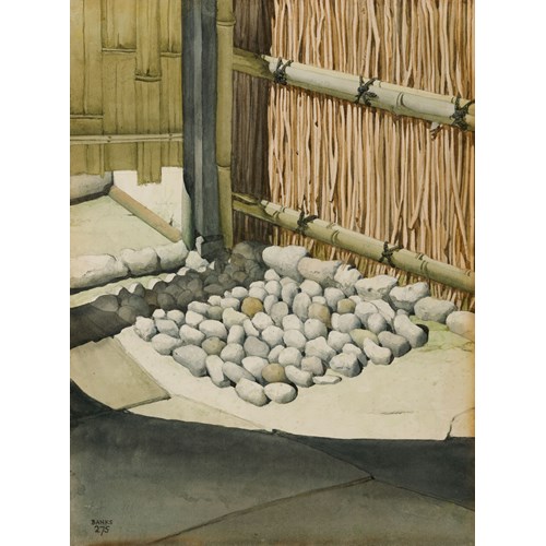 The Corner of a Ryokan in Gion, Kyoto